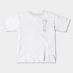 tulip oneline Kids T-Shirt